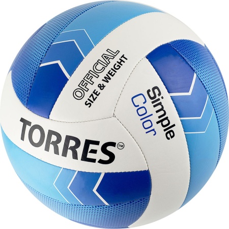 Купить Мяч волейбольный Torres Simple Color любительский р.5 в Бологом 